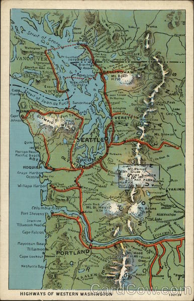 Highways of Western Washington Maps