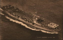 Aircraft Carrier U.S.S. Mindoro Ships Postcard Postcard Postcard