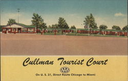 Cullman Tourist Court Alabama Postcard Postcard Postcard