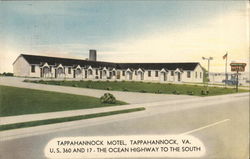 Tappahannock Motel Postcard