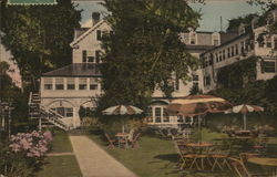 Terrace Garden, The Lord Jeffrey Inn Postcard