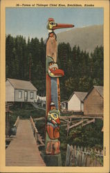 Totem of Thlinget Chief Kian Postcard