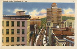 Capitol Street Charleston, WV Postcard Postcard Postcard