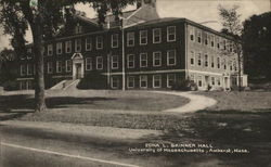 Edna L. Skinner Hall at University of Massachusetts Postcard