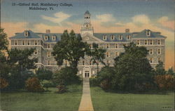 Gillford Hall, Middlebury College Vermont Postcard Postcard Postcard