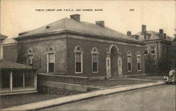 Public Library and Y.W.C.A. Postcard