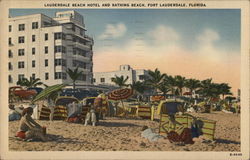 Lauderdale Beach Hotel and Bathing Beach Fort Lauderdale, FL Postcard Postcard Postcard