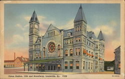 Union Station, 10th and Broadway Louisville, KY Postcard Postcard Postcard