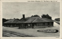 Union Station Effingham, IL Postcard Postcard Postcard