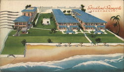 Strickland's Shangri-La Apts. Postcard