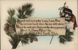 Old North State Flags Postcard Postcard Postcard