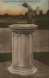 Pinehurst Golf Bay Sun Dial North Carolina Postcard Postcard Postcard