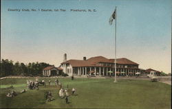 Country Club, No. 1 Course, 1st Tee Pinehurst, NC Postcard Postcard Postcard