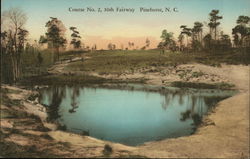 Course No. 2, 10th Fairway Pinehurst, NC Postcard Postcard Postcard