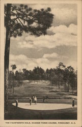 The Fourteenth Hole, Number Three Course Postcard