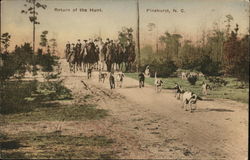 Return of the Hunt Pinehurst, NC Postcard Postcard Postcard