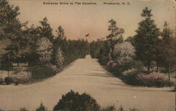 Entrance Drive to the Carolina Postcard