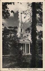 The Village Chapel Pinehurst, NC Postcard Postcard Postcard