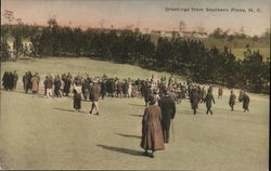 Greetings from Southern Pines North Carolina Postcard Postcard Postcard