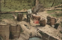 Moonshine Still Southern Pines, NC Postcard Postcard Postcard