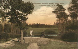 A Sporty Hole, Southern Pines Country Club Postcard