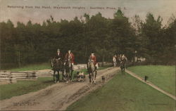 Returning from the Hunt, Weymouth Heights Postcard