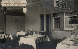 Ed's Cafe Southern Pines, NC Postcard Postcard Postcard