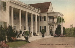 Highland Pines Inn Postcard