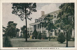 Ocean Forest Country Club Postcard