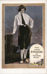 Paul Jones Knickers for Outdoor Wear Modern (1970's to Present) Postcard Postcard Postcard