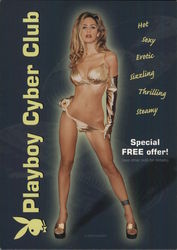 Playboy Cyber Club Postcard