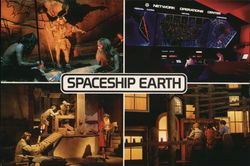 Epcot Center - Spaceship Earth Postcard