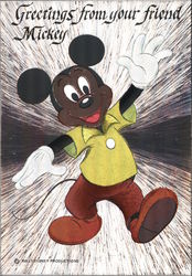 Greetings from your friend Mickey Cartoons Postcard Postcard Postcard