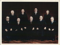 Justices of the US Supreme Court Postcard