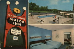 Hampshire Motor Inn Postcard