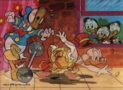 Uncle Scrooge Monetary Champion Postcard