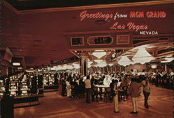 Greetings from MGM Grand Las Vegas, NV Postcard Postcard Postcard