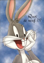 Bugs Bunny: "Quoi de neuf???" Cartoons Postcard Postcard Postcard