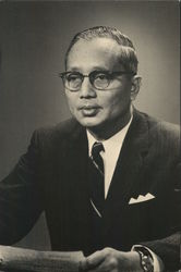 United Nations Secretary General U Thant Postcard