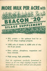 Beacon 20 Silage Supplement Modern (1970's to Present) Postcard Postcard Postcard