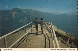 Moro Rock, Sequoia National Park Postcard