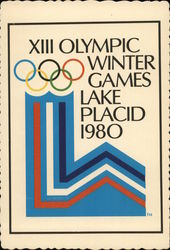 XIII Olympic Winter Games 1980 Postcard