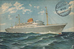 Norwegian America Line Postcard