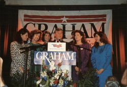 Florida Governor Bob Graham & Family Postcard