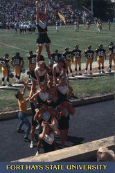 Fort Hays State University Cheerleaders Kansas Postcard Postcard Postcard