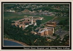 Sacred Heart Hospital and Mount Mary College Yankton, SD Postcard Postcard Postcard