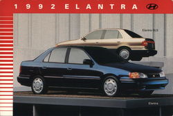 1992 Hyundai Elantra Postcard