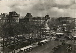 Place de la Republique Paris, France Postcard Postcard Postcard