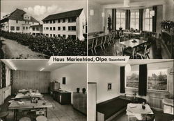 Haus Marienfried Olpe, Germany Postcard Postcard Postcard