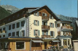 Hotel in Chamonix Postcard